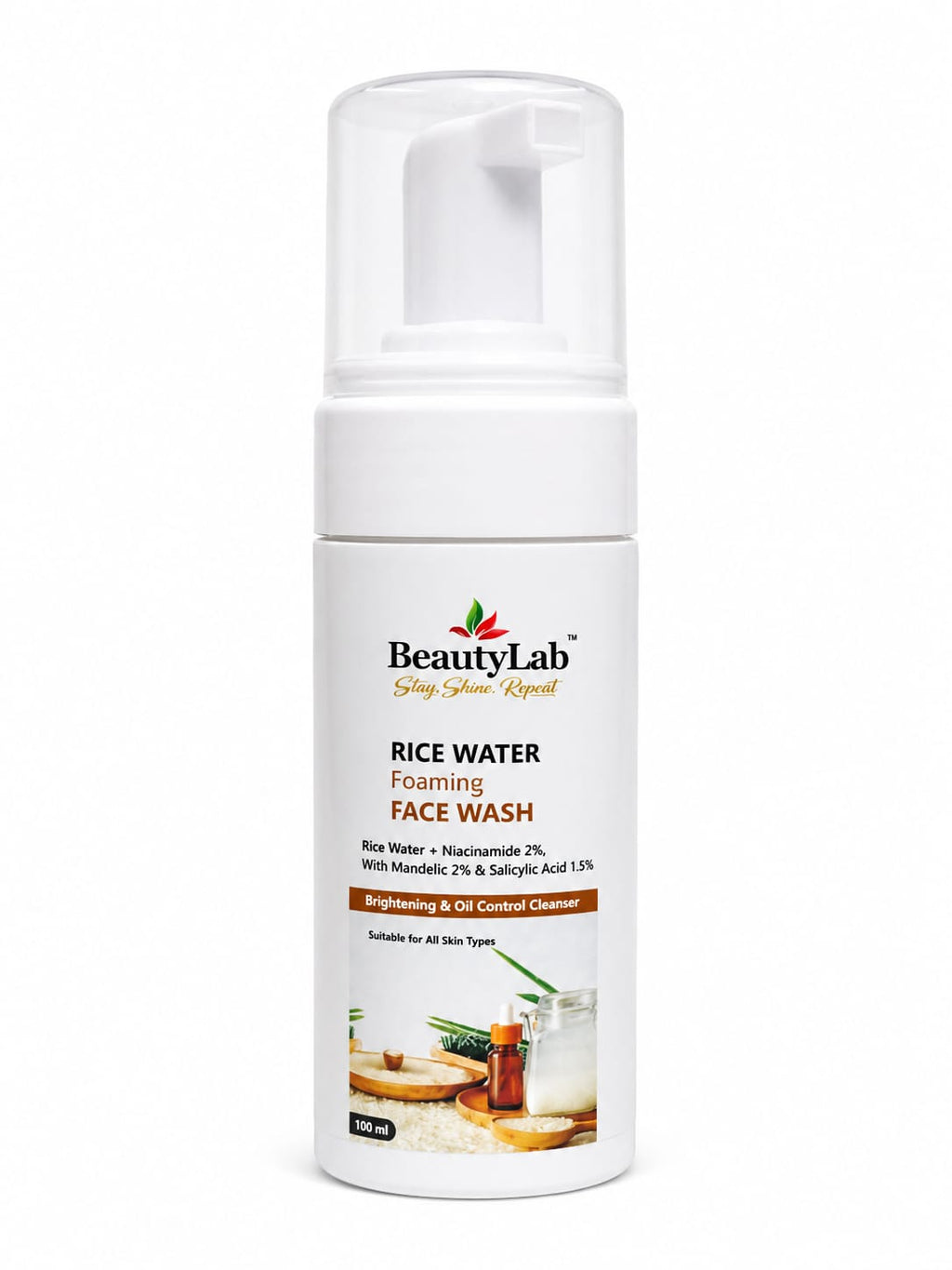 BeautyLab Face Cleansing Foam WITH Hyloronic,Salicylic,Mendlic